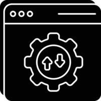 web rating glyph icons design style vector