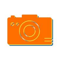 icono de vector de cámara de fotografía