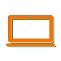 icono de vector de laptop