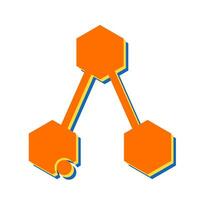 Chemical Structure Vector Icon