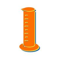 Graduated Cylinders Vector Icon