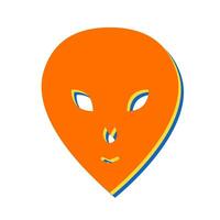 Alien Face Vector Icon