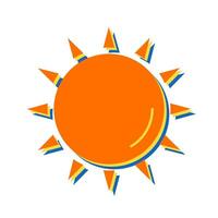 Sun Vector Icon