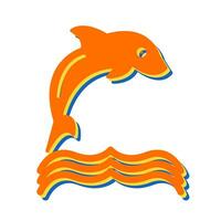 Dolphin Vector Icon