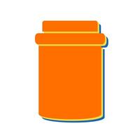 Jam Bottle Vector Icon