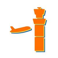 Air Control Tower Vector Icon