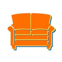 Double Sofa Vector Icon