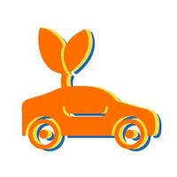 Eco friendly Car Vector Icon