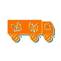 Eco friendly Truck Vector Icon