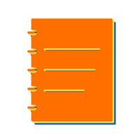 Notepad Vector Icon