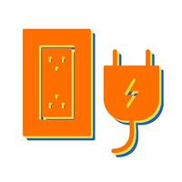 Plug and Socket Vector Icon