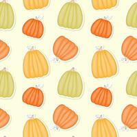 Pumpkin pattern. Element Halloween and thanksgiving design. vector