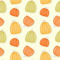 Pumpkin pattern. Element Halloween and thanksgiving design. vector