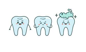 dientes cepillar, dental, oral higiene cepillo de dientes, pasta dental concepto vector