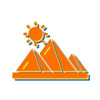 Pyramid Vector Icon