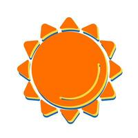 icono de vector de sol