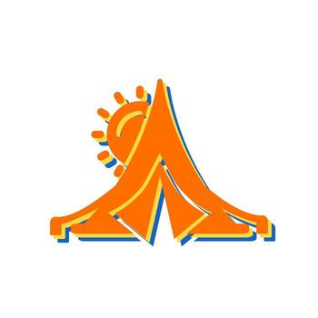 Tent Vector Icon