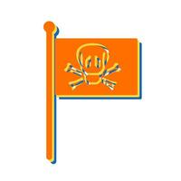 PIrate Flag Vector Icon