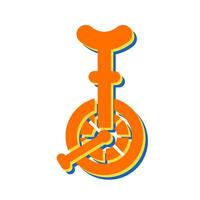 Unicycle Vector Icon