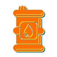 Oil Barrel Vector Icon