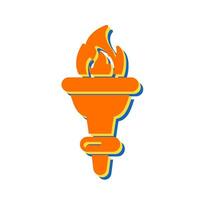 Torch Vector Icon