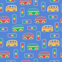 Seamless patterns, hand-drawn style vector