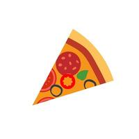 Pizza haz icono vector. Pizza ilustración signo. rápido comida símbolo. comida logo. pizzería marca. vector