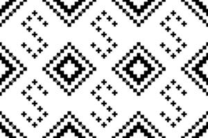 cruzar puntada vistoso geométrico tradicional étnico modelo ikat sin costura modelo resumen diseño para tela impresión paño vestir alfombra cortinas y pareo de malasia azteca africano indio indonesio vector