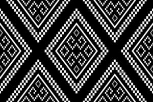 Cross stitch colorful geometric traditional ethnic pattern Ikat seamless pattern abstract design for fabric print cloth dress carpet curtains and sarong Aztec African Indian Indonesian vector