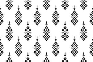 Cross stitch colorful geometric traditional ethnic pattern Ikat seamless pattern abstract design for fabric print cloth dress carpet curtains and sarong Aztec African Indian Indonesian vector