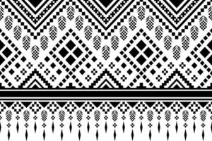 Cross stitch colorful geometric traditional ethnic pattern Ikat seamless pattern abstract design for fabric print cloth dress carpet curtains and sarong Aztec African Indian Indonesian vector