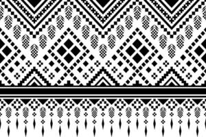 Cross stitch colorful geometric traditional ethnic pattern Ikat seamless pattern abstract design for fabric print cloth dress carpet curtains and sarong Aztec African Indian Indonesian vector