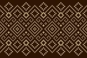 cruzar puntada vistoso geométrico tradicional étnico modelo ikat sin costura modelo resumen diseño para tela impresión paño vestir alfombra cortinas y pareo de malasia azteca africano indio indonesio vector