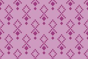 Cross stitch colorful geometric traditional ethnic pattern Ikat seamless pattern abstract design for fabric print cloth dress carpet curtains and sarong Aztec African Indian Indonesian vector