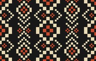 Ethnic abstract ikat art. Aztec ornament print. geometric ethnic pattern seamless  color oriental.  Design for background ,curtain, carpet, wallpaper, clothing, wrapping, Batik, vector illustration.