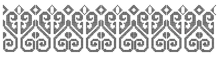 Small Dots and Squares Vector pattern illustration in black and whitea