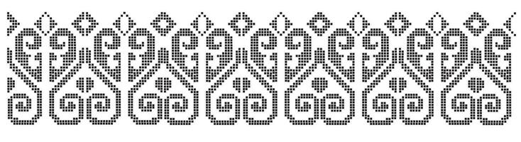 Small Dots and Squares Vector pattern illustration in black and whitea