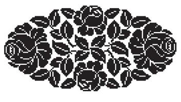 Small Dots and Squares Vector pattern illustration in black and whitea
