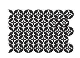 Small Dots and Squares Vector pattern illustration in black and whitea