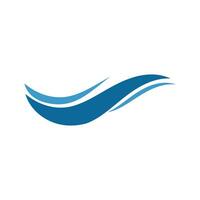 Sea wave logo vector business element and symbol