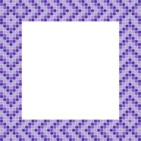 Purple tile frame, Mosaic tile frame or background, Tile background, Seamless pattern, Mosaic seamless pattern, Mosaic tiles texture or background. Bathroom wall tiles, swimming pool tiles. vector