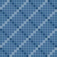 Navy blue tile background, Mosaic tile background, Tile background, Seamless pattern, Mosaic seamless pattern, Mosaic tiles texture or background. Bathroom wall tiles, swimming pool tiles. vector