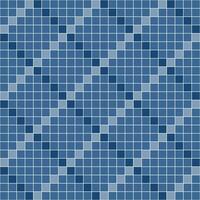 Navy blue tile background, Mosaic tile background, Tile background, Seamless pattern, Mosaic seamless pattern, Mosaic tiles texture or background. Bathroom wall tiles, swimming pool tiles. vector