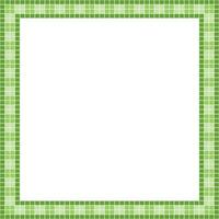 Light green tile frame, Mosaic tile frame or background, Tile background, Seamless pattern, Mosaic seamless pattern, Mosaic tiles texture or background. Bathroom wall tiles, swimming pool tiles. vector