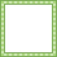 Light green tile frame, Mosaic tile frame or background, Tile background, Seamless pattern, Mosaic seamless pattern, Mosaic tiles texture or background. Bathroom wall tiles, swimming pool tiles. vector