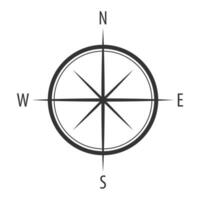 Compass signs icons. Isolated vector