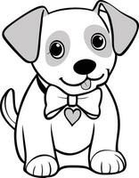 dog coloring pages vector