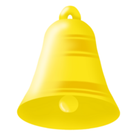 golden christmas bell png