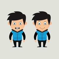 Flat Design Character Desain Karakter Flat Vector