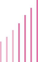 rosado crecimiento líneas vector